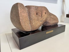 "Abstract Figure with Face" Louise Nevelson, American Female, Anthropomorphic