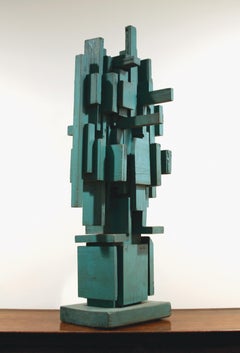 Louise Nevelson, Untitled, painted wood sculpture, 1950s