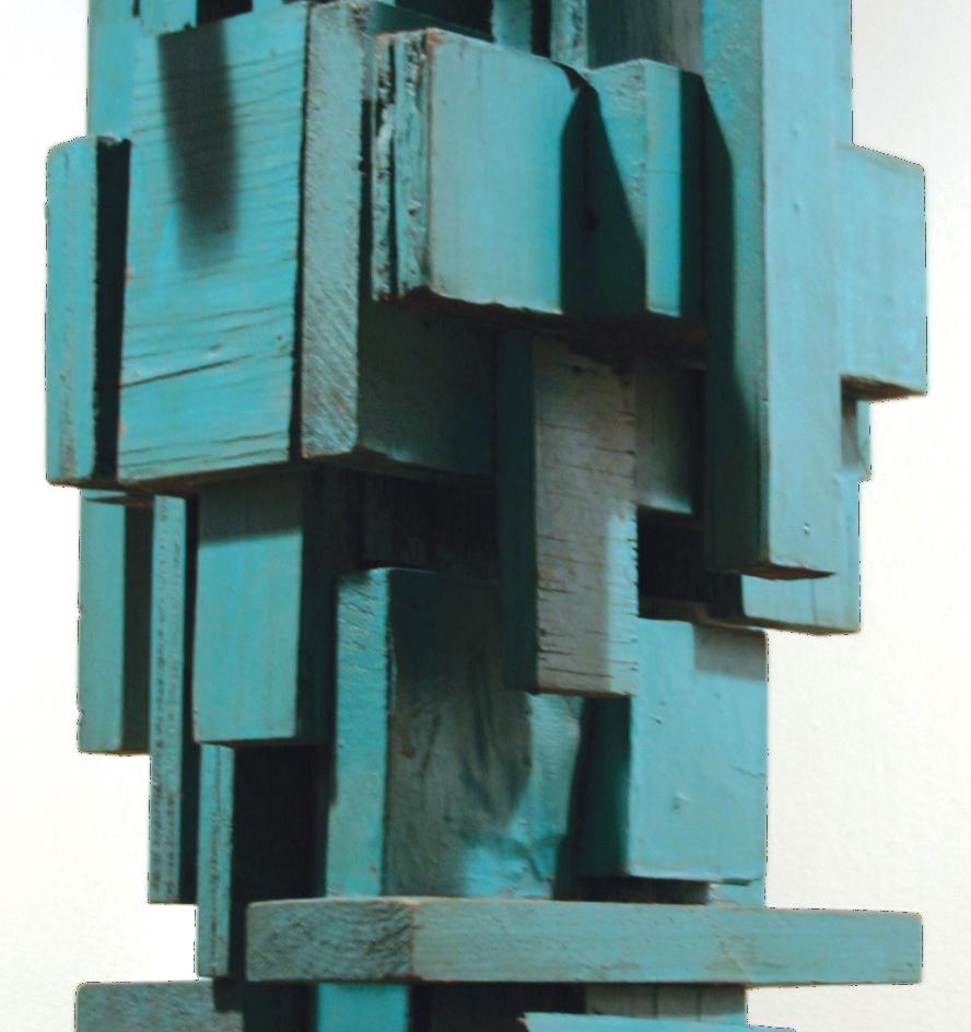 This work is an example of Nevelson's early, small-scale abstract constructions that relied on found materials selected for their visual or emotional appeal. In her search for new materials Nevelson was drawn to wood, as opposed to bronze or marble.
