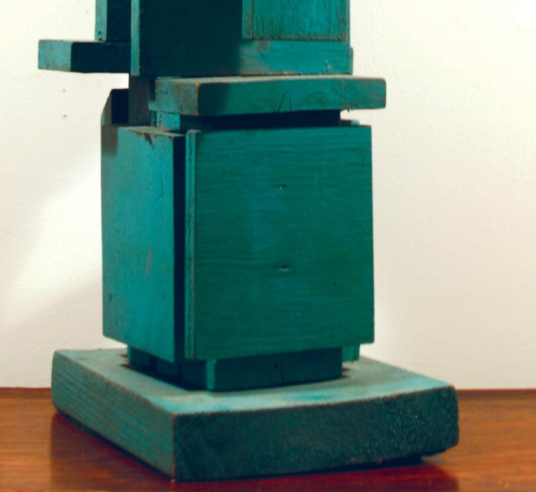 Louise Nevelson, Untitled, painted wood sculpture, 1950s For Sale 1