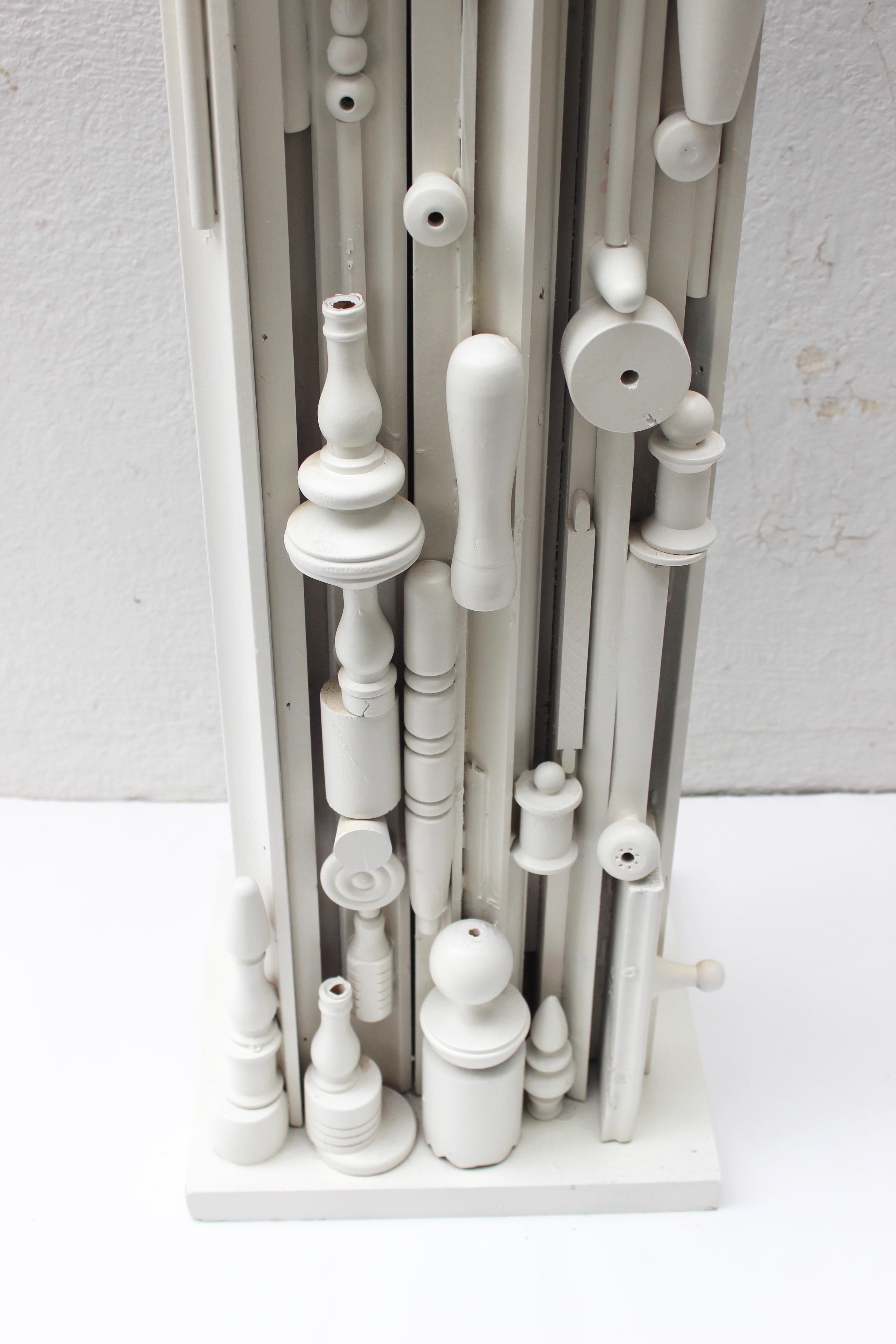 Louise Nevelson Style Floor Lamp For Sale 5
