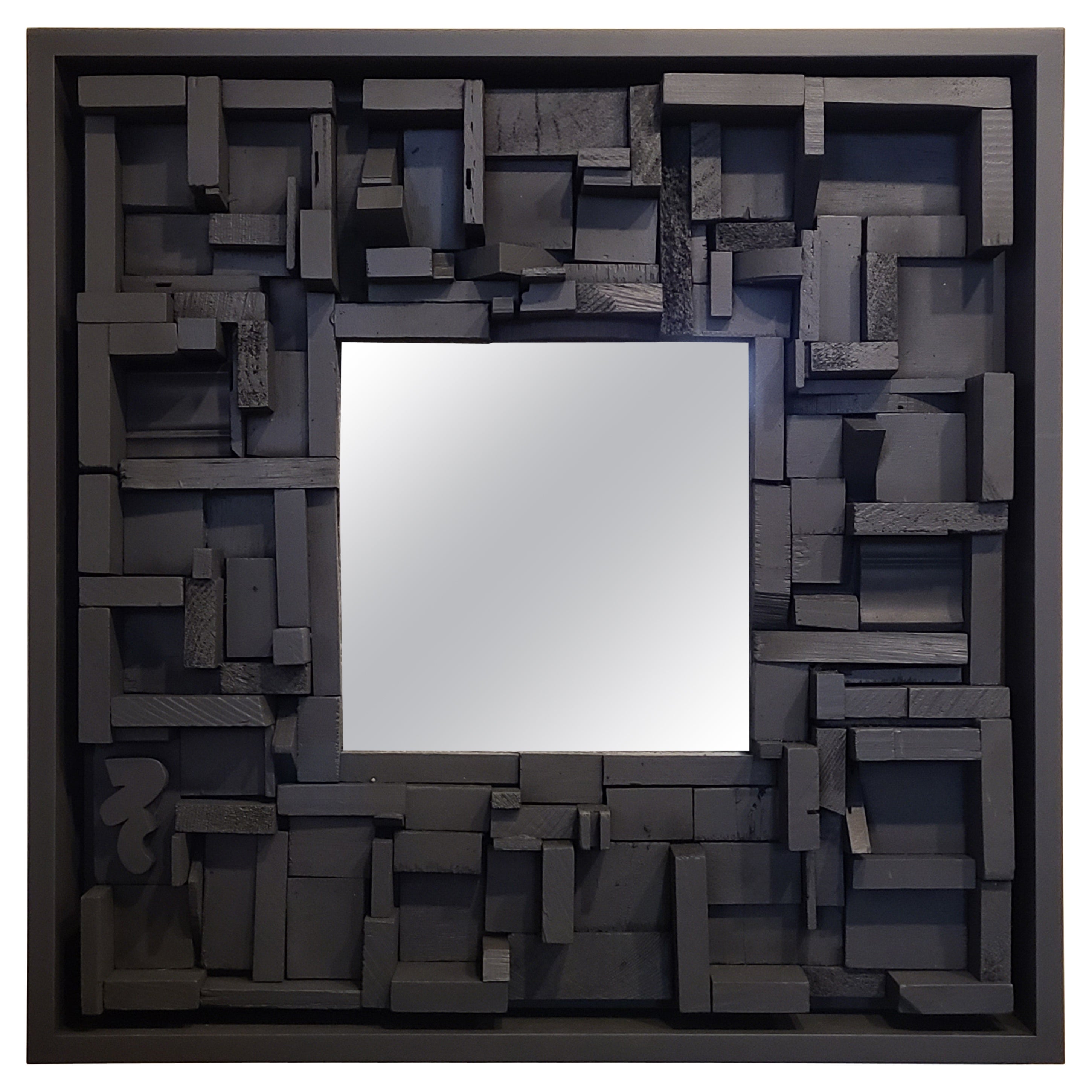 Espejo estilo Louise Nevelson, hacia 1960