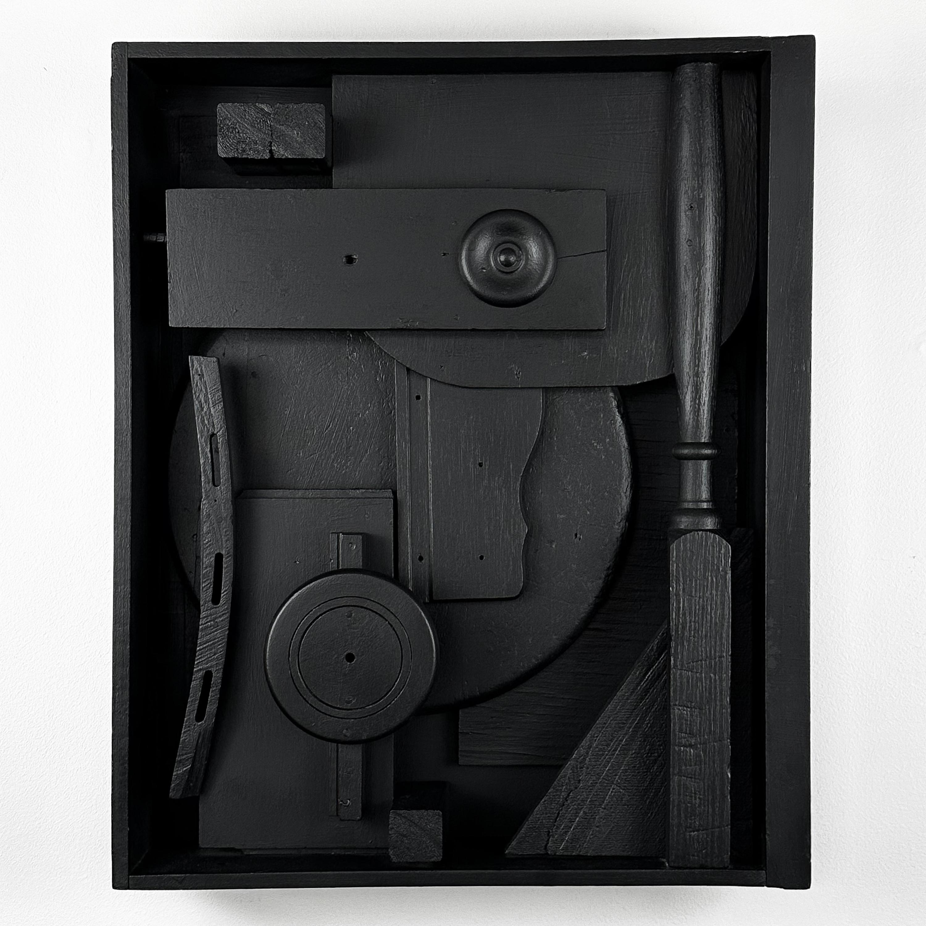 Louise Nevelson Style Wood Assemblage Wall Sculptures 4