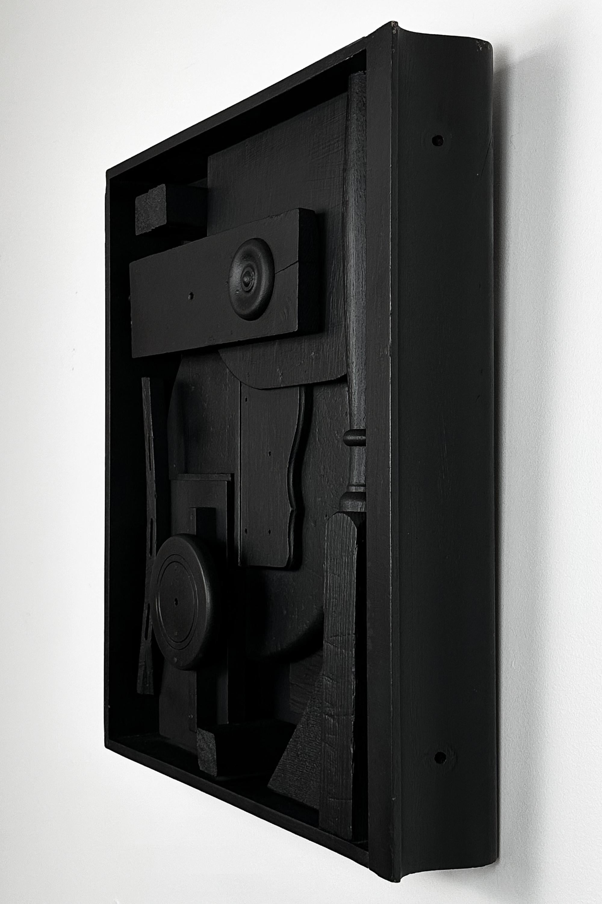 Louise Nevelson Style Wood Assemblage Wall Sculptures 7