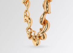 Louise Olsen 24 Karat Gold Plate Cocoon Choker