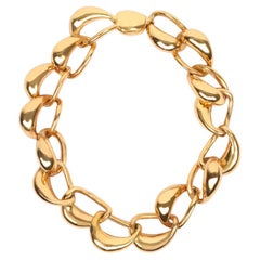 Louise Olsen 24 Karat Gold Plate Cocoon Choker