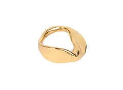 Louise Olsen 24 Karat Gold Plate Liquid Twist Ring