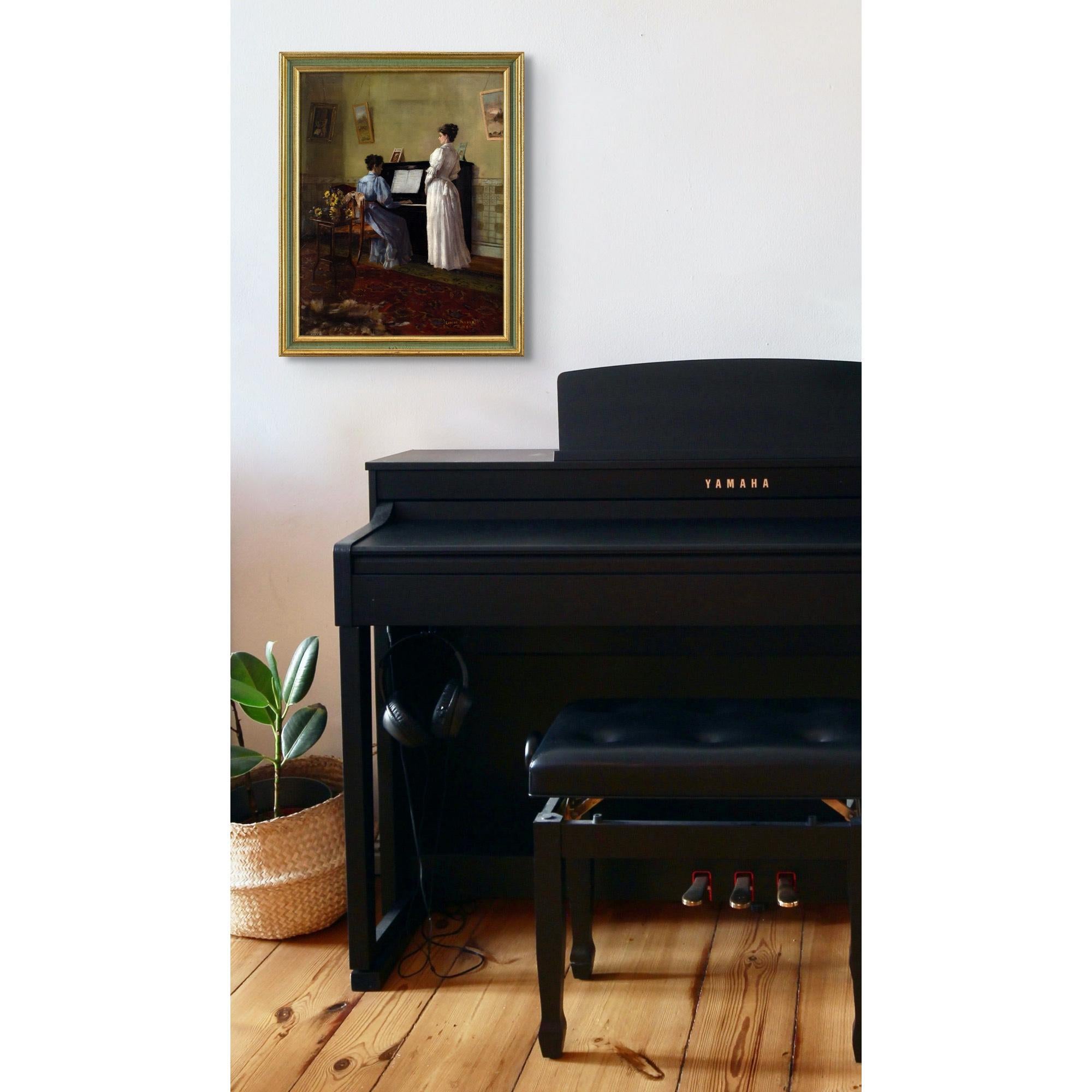 Louise Parker, The Recital, Oil Painting  3