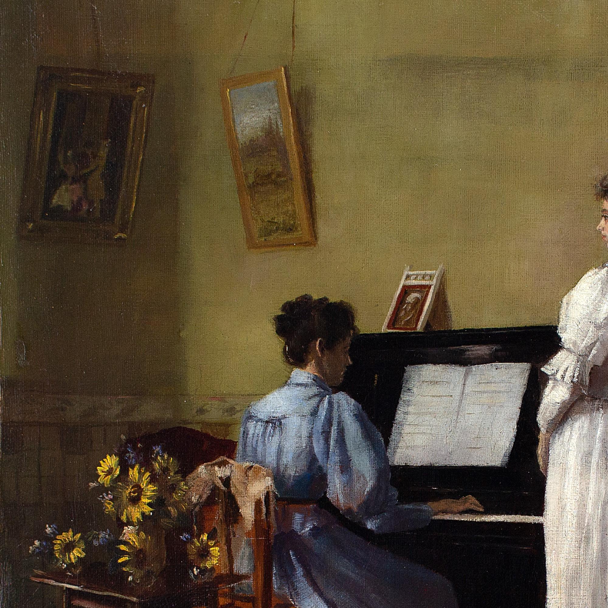 Louise Parker, The Recital, Oil Painting  7