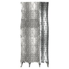 Louise Semainier Corner Cupboards in Mid. Hammered White Bronze by Paul M.