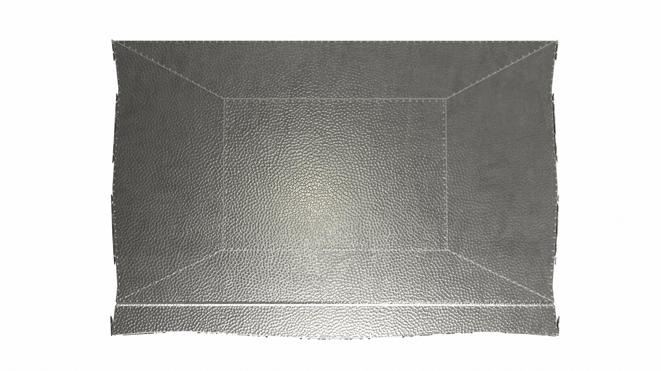 Louise Semainier Schränke Mitte. Gehämmerte weiße Bronze von Paul Mathieu (Sonstiges) im Angebot