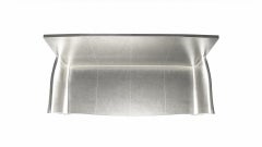 Louise Settee Art Deco Benches in Fine Hammered White Bronze by Paul Mathieu