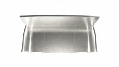 Louise Settee Art Deco Benches in Mid. Hammered White Bronze by Paul Mathieu