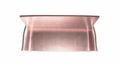 Louise Settee Art Deco Living Room Sets in Mid. Hammered Copper by Paul Mathieu