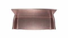 Louise Settee Art Deco Lounge Chairs in Fine Hammered Copper by Paul Mathieu