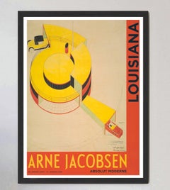 Affiche de l'exposition « Absolut Moderne » à la Louisiana Gallery, conçue par Arne Jacobsen, 2002