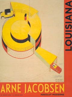 Affiche de l'exposition « Absolut Moderne » à la Louisiana Gallery, conçue par Arne Jacobsen, 2002