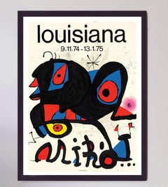 Louisiana Gallery Original Poster by Joan Miro, 1974