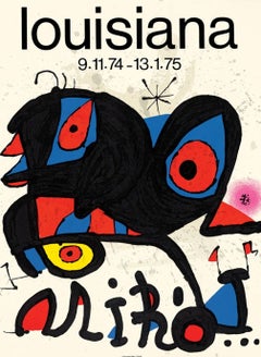 Louisiana Gallery Original Poster by Joan Miro, 1974