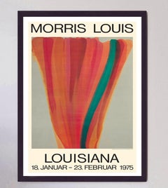 Louisiana Gallery Original Poster by Morris Louis, 1975