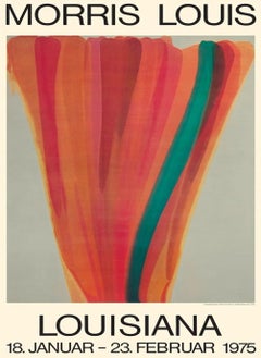 Louisiana Gallery Original Poster by Morris Louis, 1975