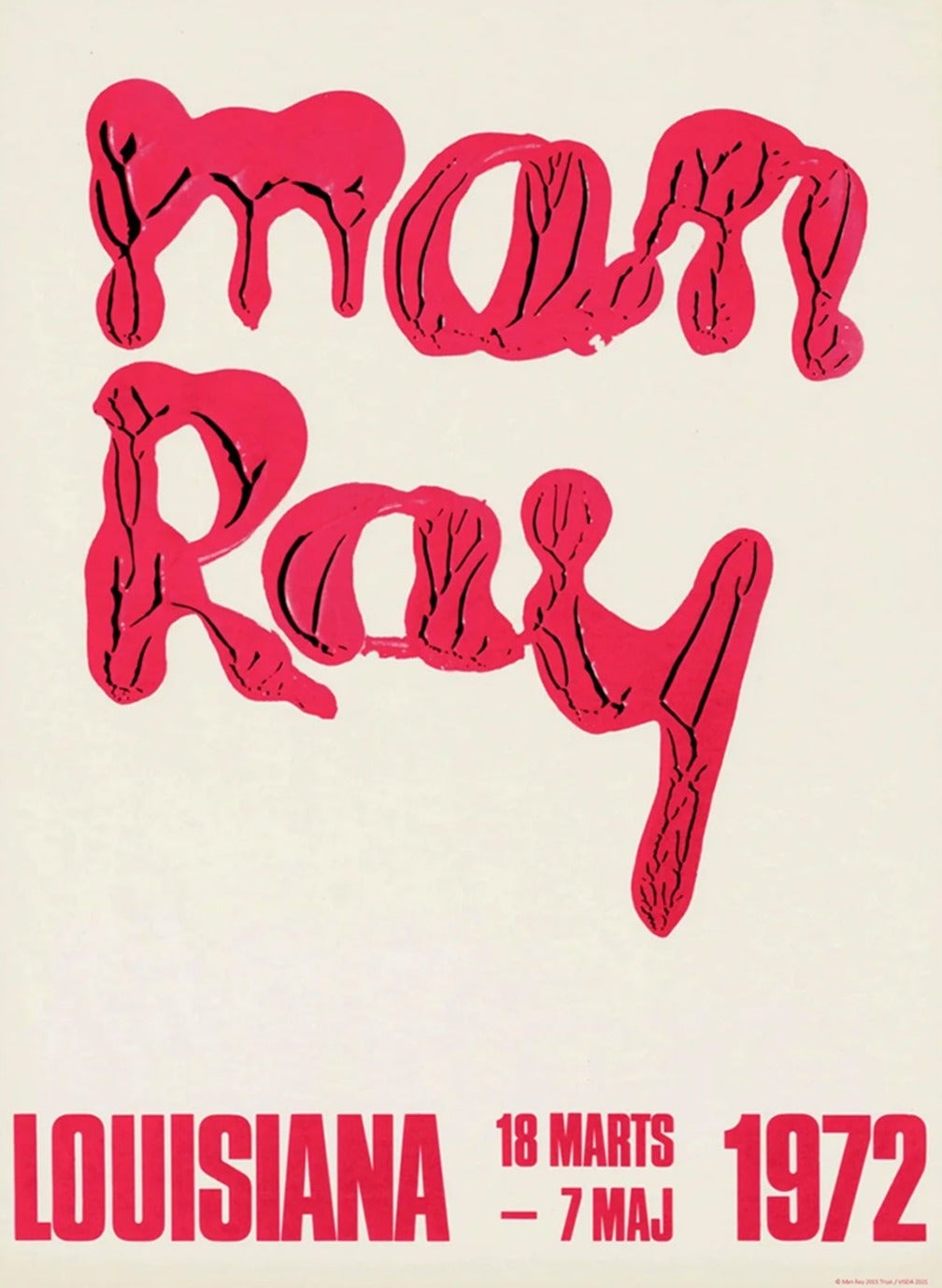 Poster originale della Louisiana di Man Ray, 1972 in vendita