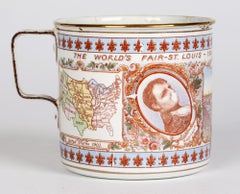 Louisiana Purchase Exposition World's Fair Enamel Cup St Louis, 1904