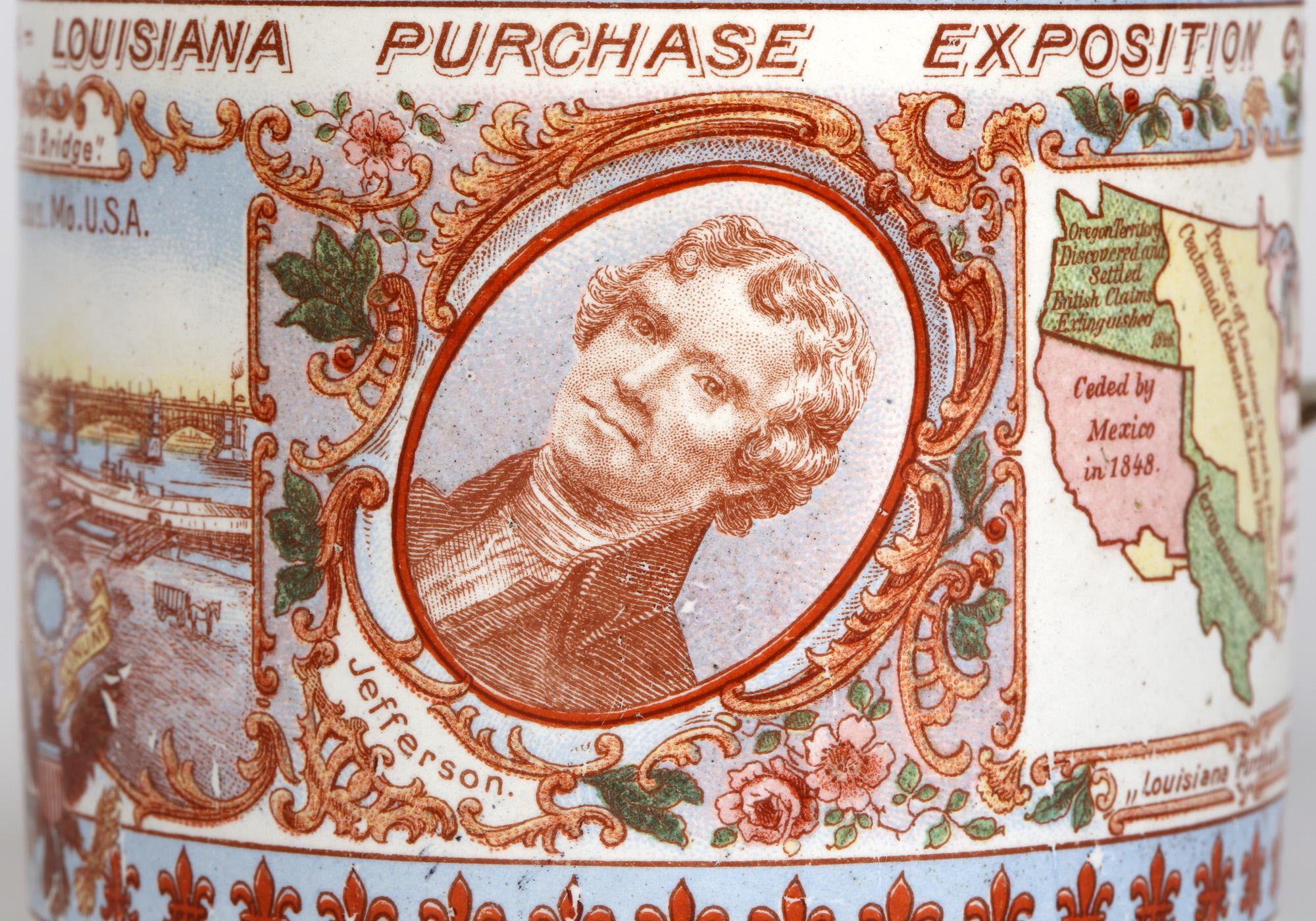 Enameled Louisiana Purchase Exposition World's Fair Enamel Cup St Louis, 1904