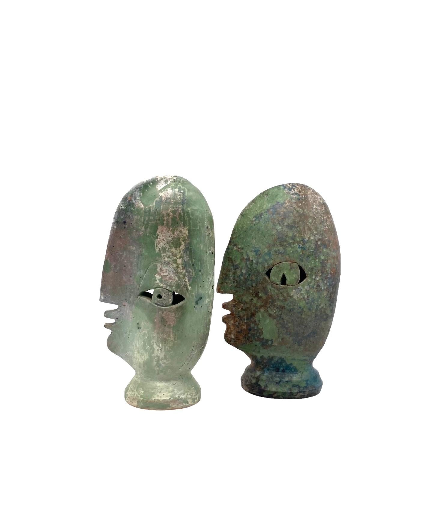 Loul Combres, Skulpturen „les bisous“, Place des Arts Frankreich, 1987 im Angebot 10
