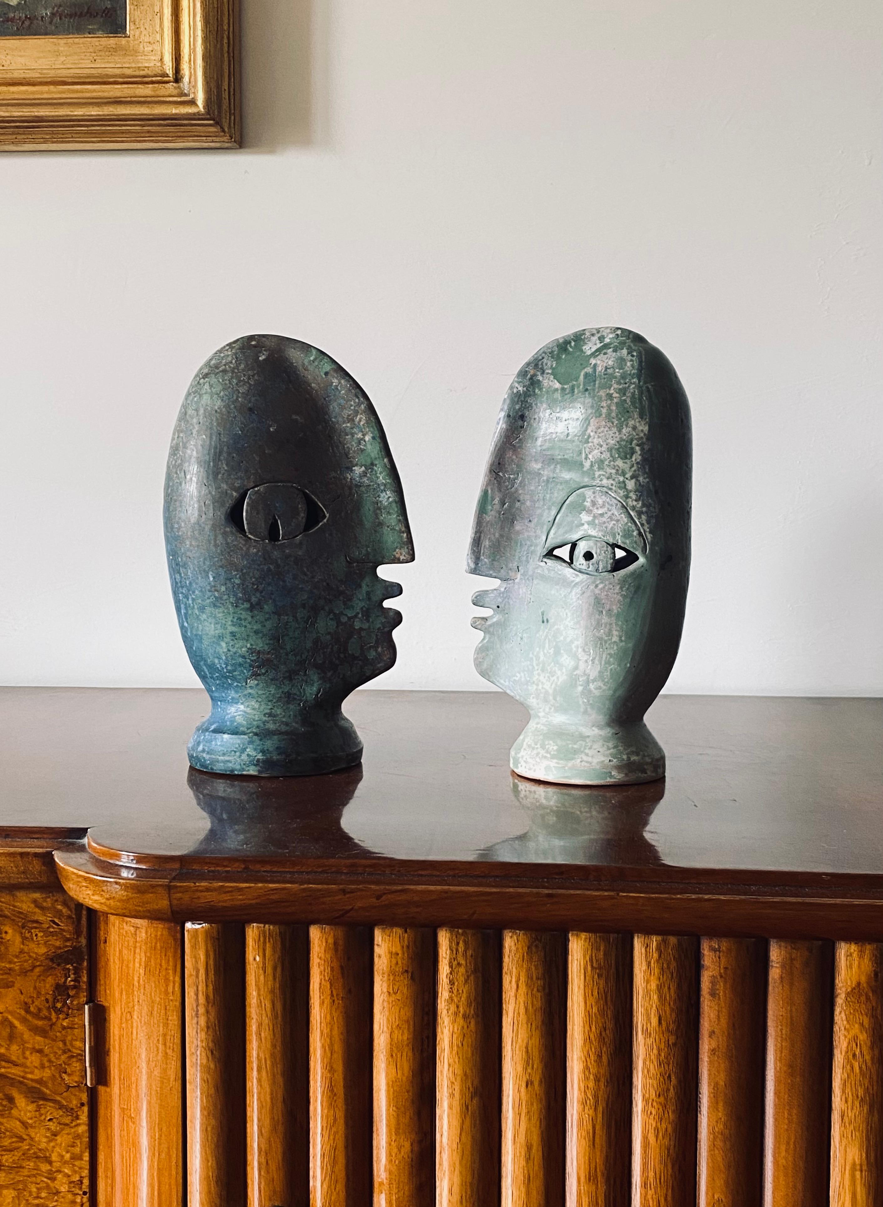 Loul Combres, Skulpturen „les bisous“, Place des Arts Frankreich, 1987 im Zustand „Hervorragend“ im Angebot in Firenze, IT