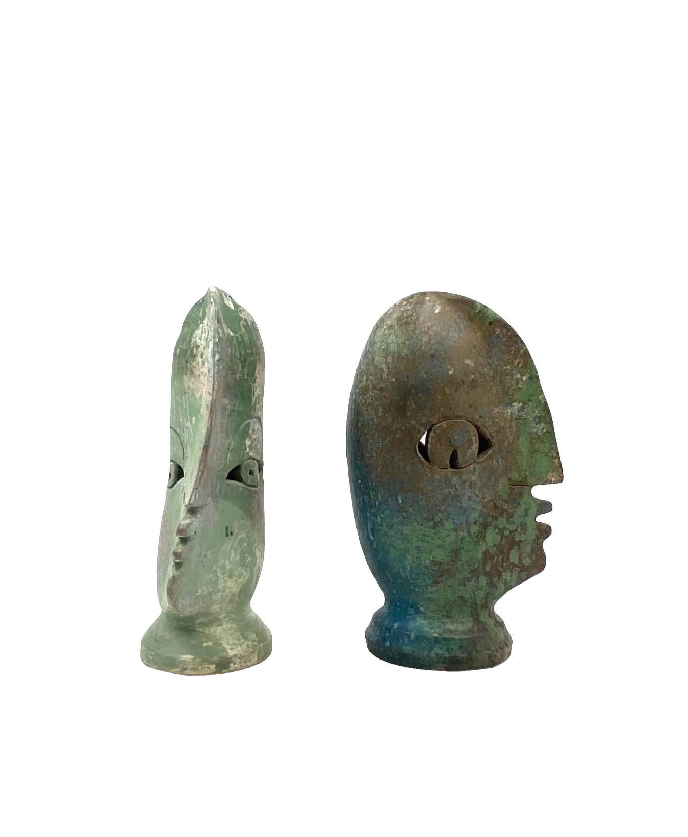Loul Combres, Skulpturen „les bisous“, Place des Arts Frankreich, 1987 im Angebot 1