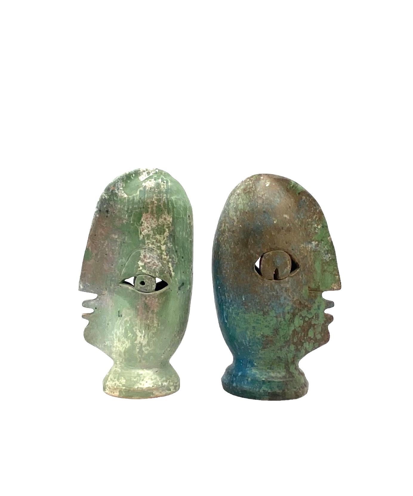 Loul Combres, Skulpturen „les bisous“, Place des Arts Frankreich, 1987 im Angebot 2
