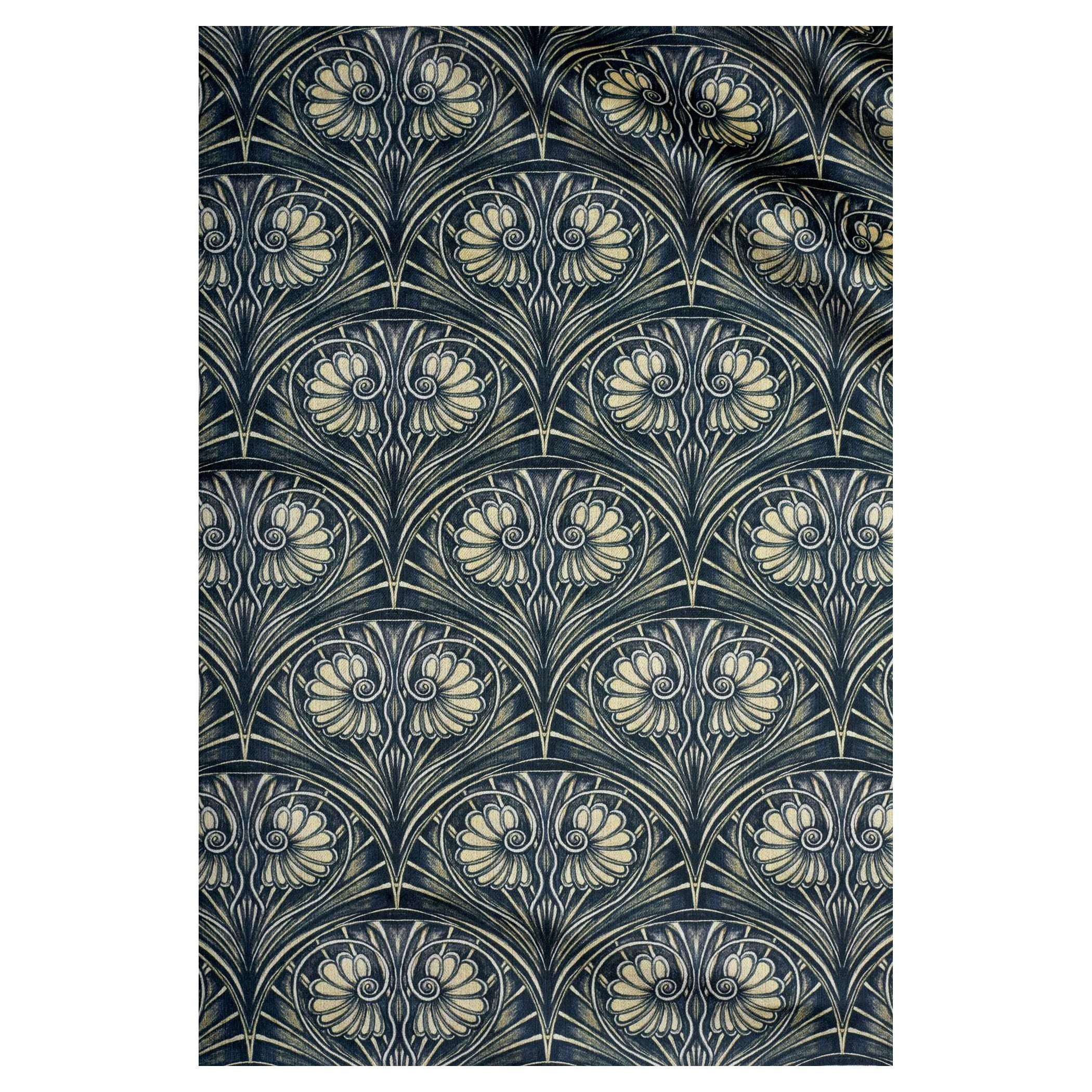 Loulou Tissu velours noir en vente