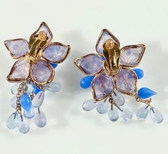 Loulou de la Falaise 1980s Couture Earrings