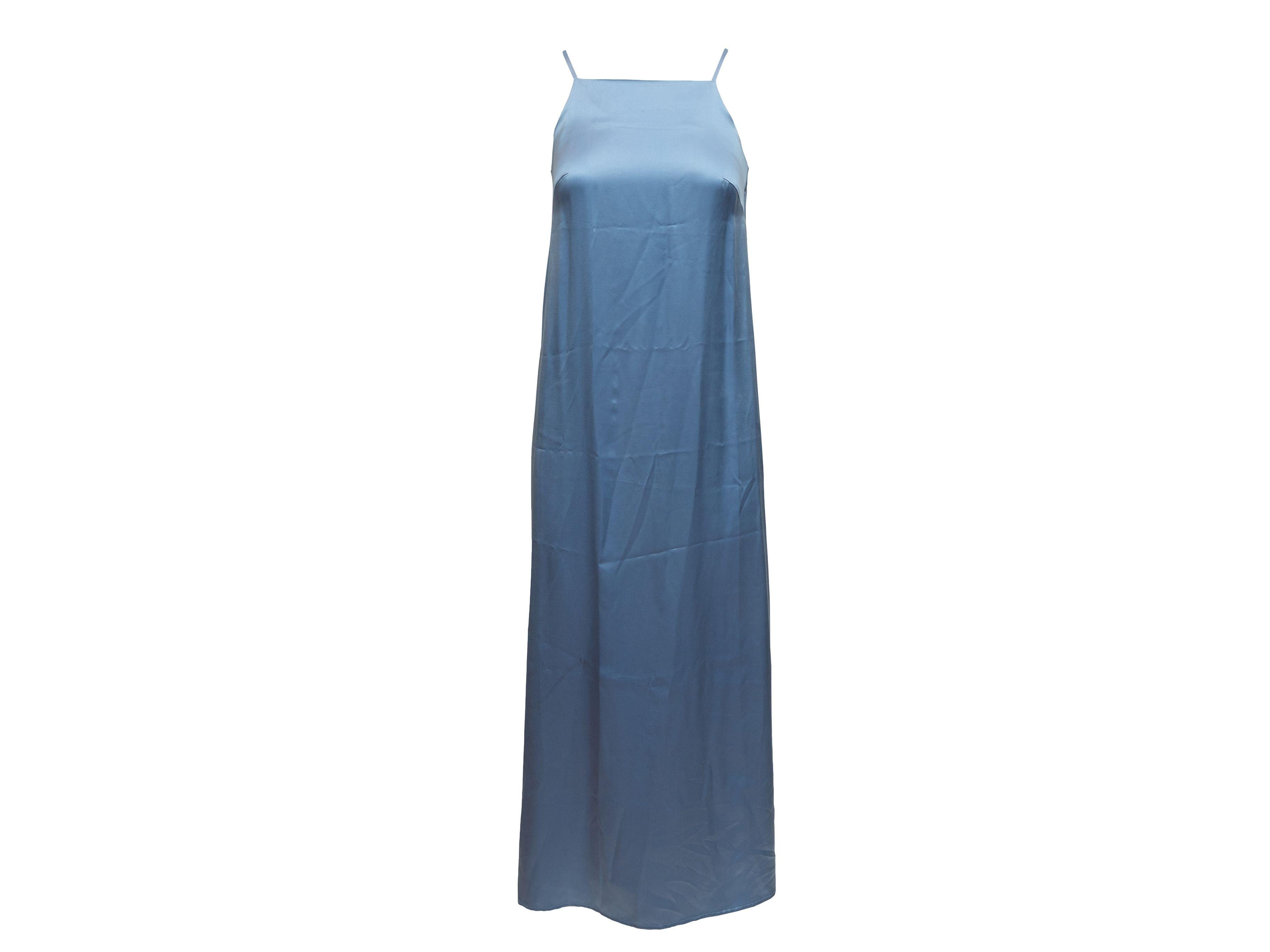 Women's Loulou Studio Light Blue Silk Sleeveless Maxi Dress