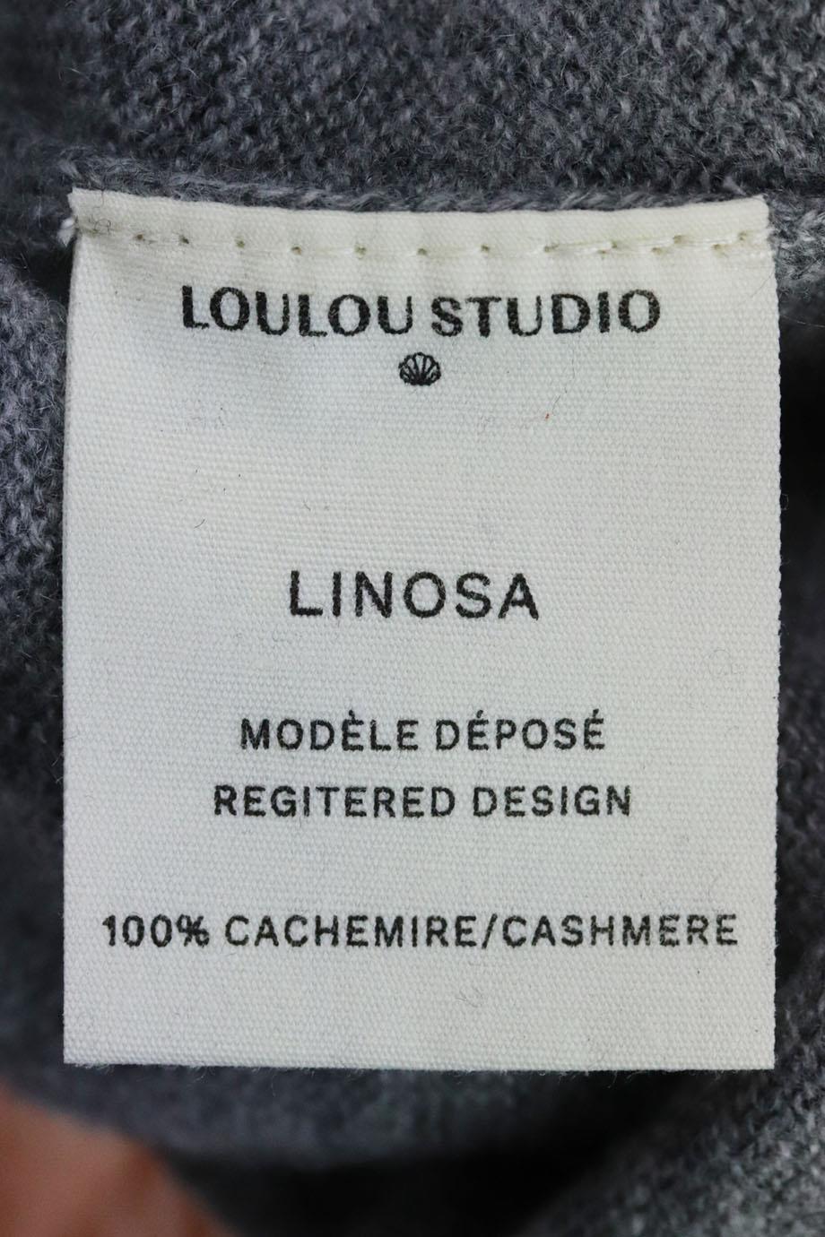 Loulou Studio Linosa Cashmere Hoodie Large  In Excellent Condition In London, GB