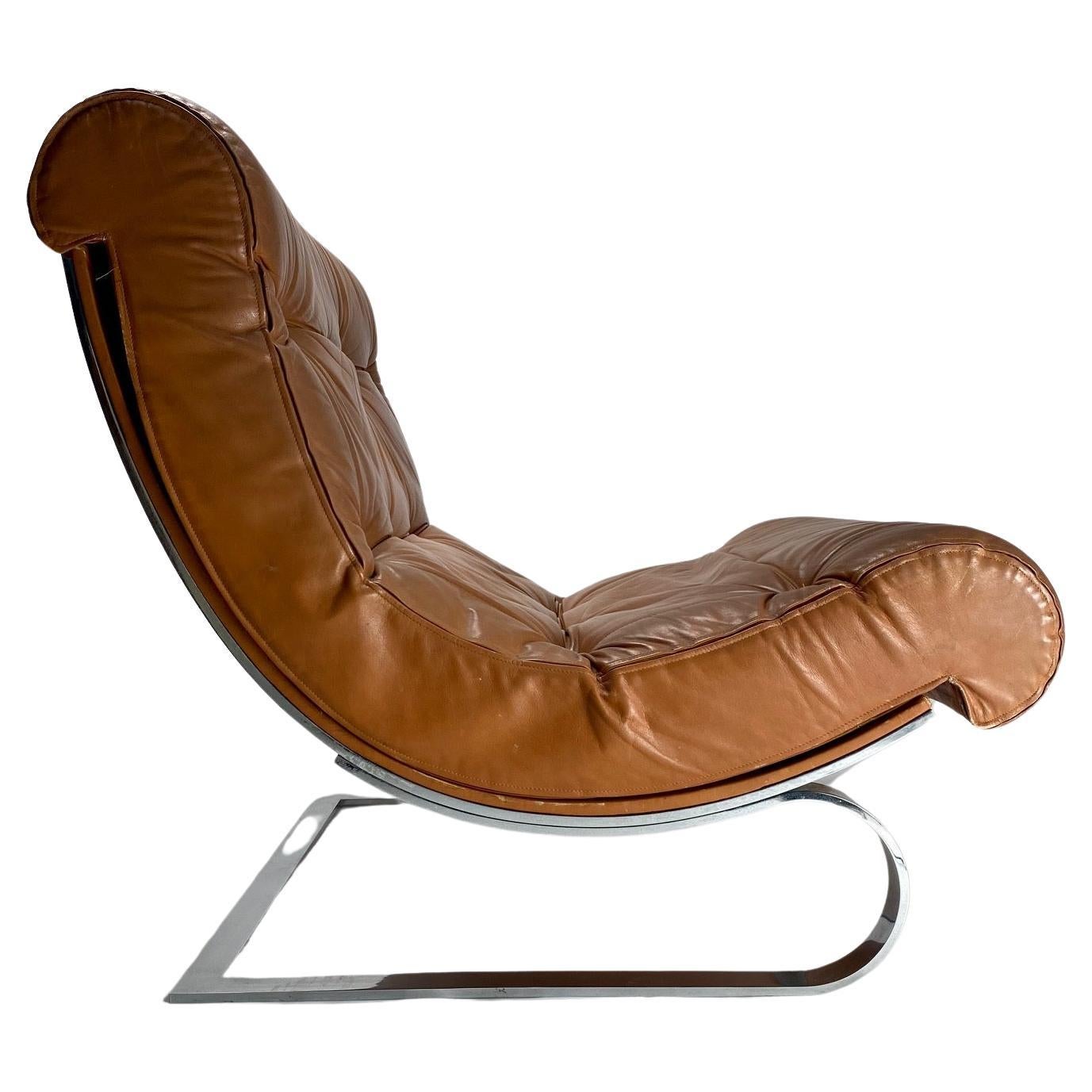 Lounge Armchair by Renato Balestra for Cinova, Italy 1970s For Sale