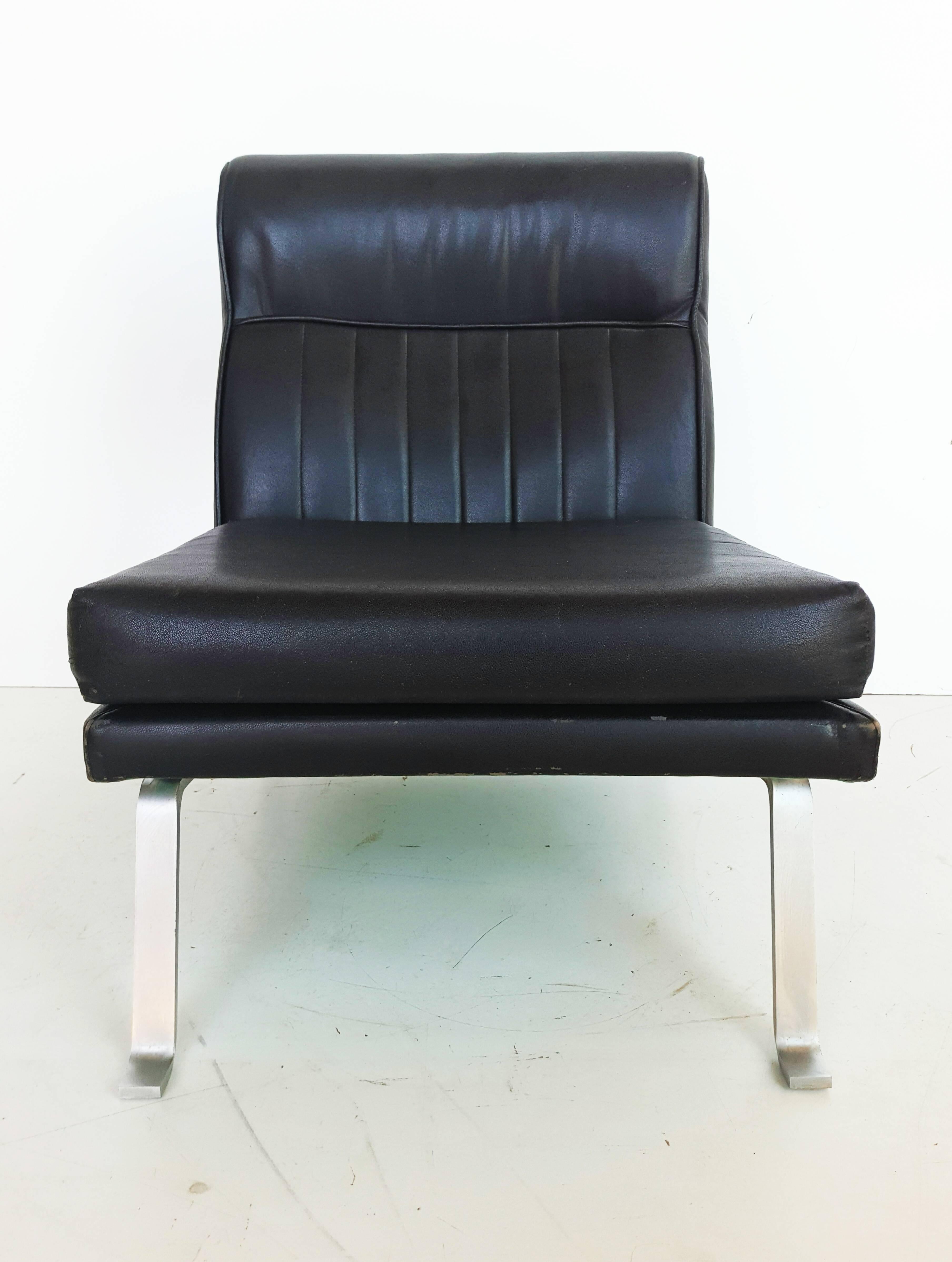 French Lounge Armchair France 1960s