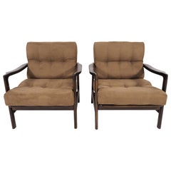 Lounge Armchairs by Zenon Bączyk 1960s, Set of 2