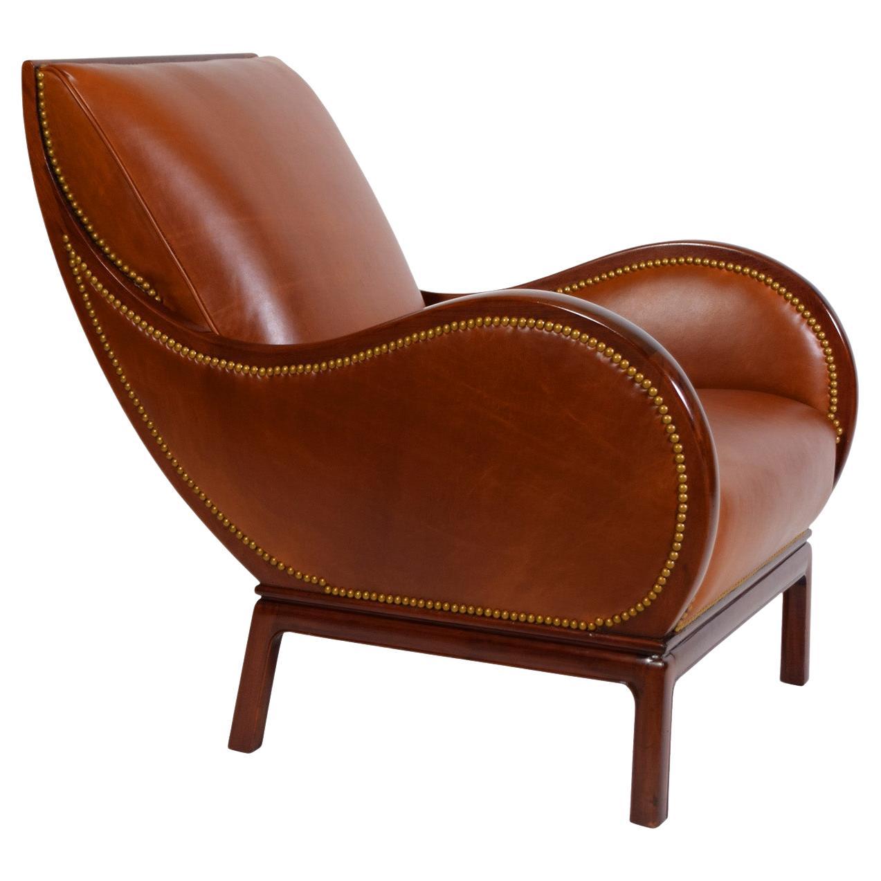 lounge by by Frits Henningsen.  the Bugatti chair For Sale