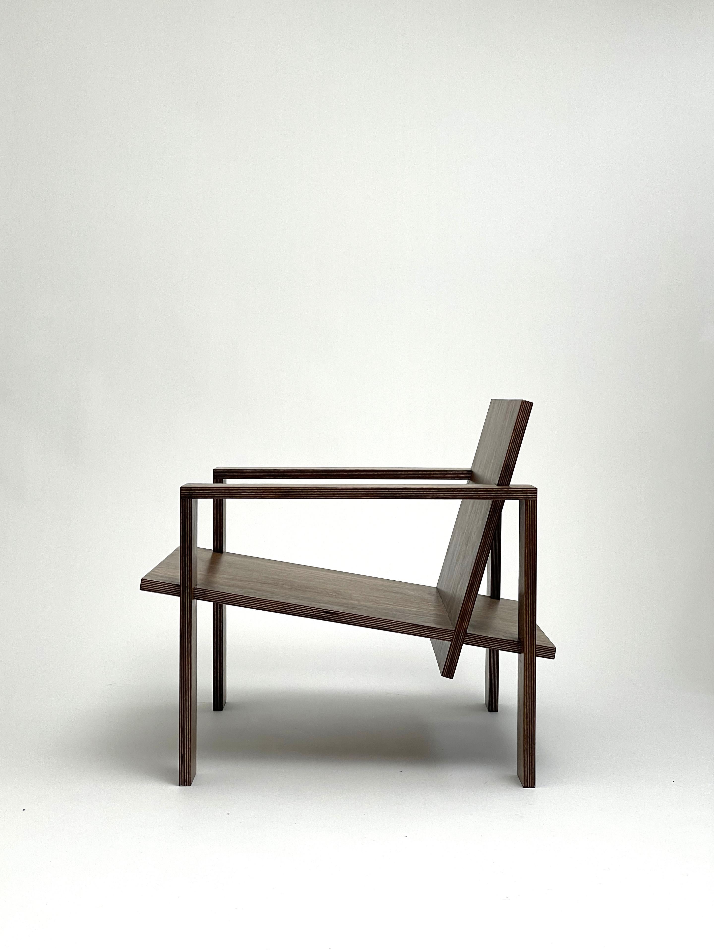 French Lounge Chair 01 by Goons For Sale