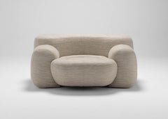 Lounge Chair 01 - Curved 1.5 seater lounge chair "love seat"