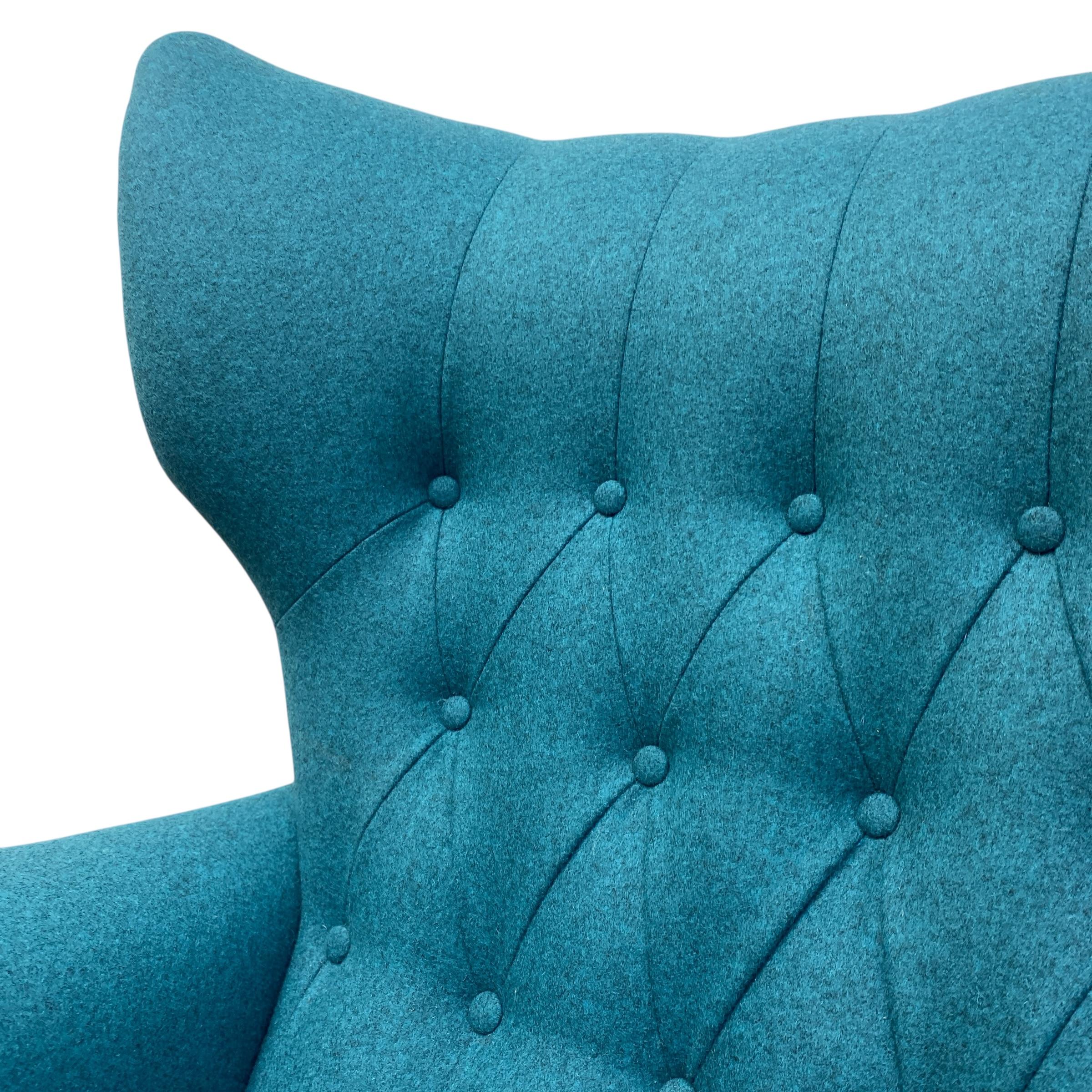 Loungesessel 1960er G-Plan Blofeld 6250 Teal (Mitte des 20. Jahrhunderts)