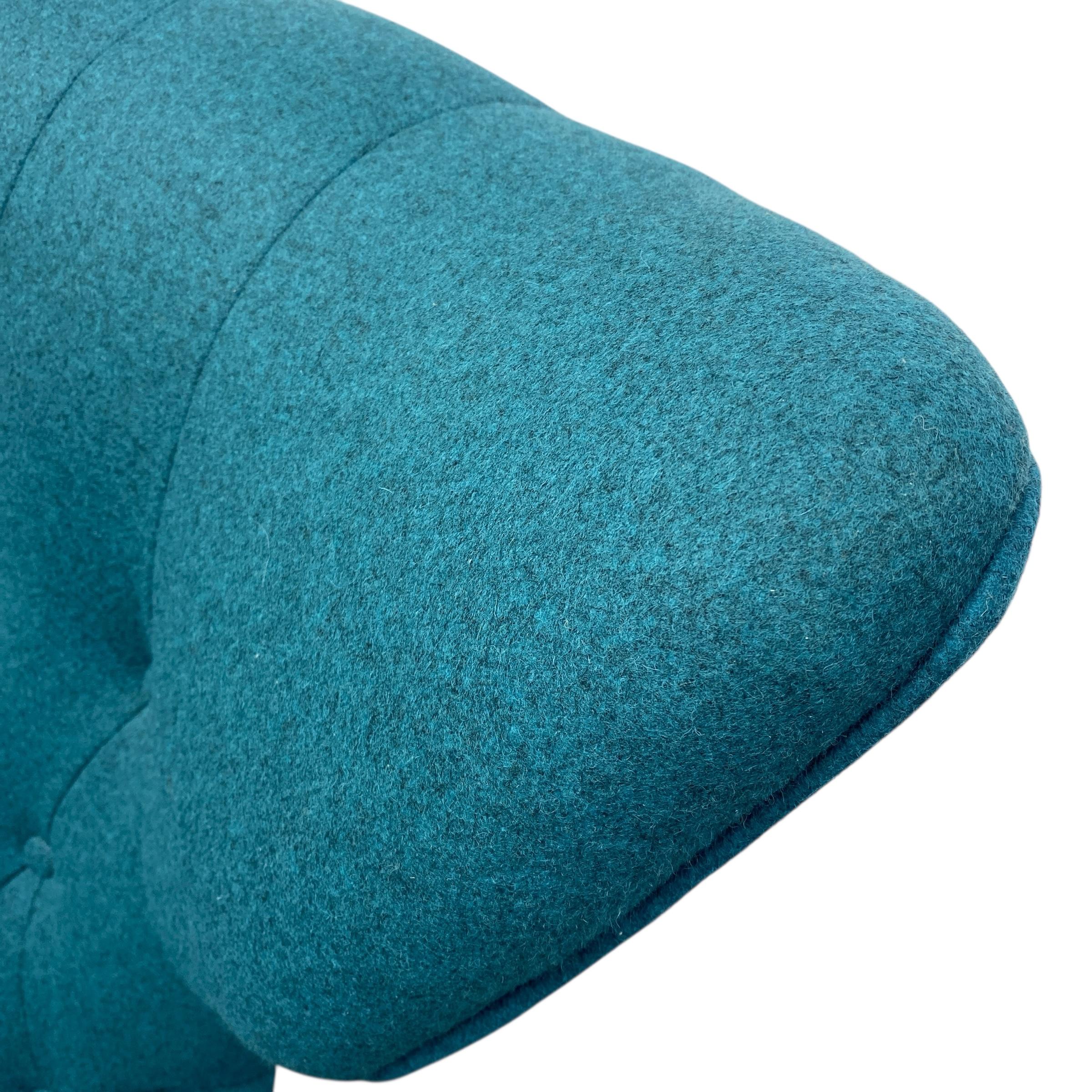 Loungesessel 1960er G-Plan Blofeld 6250 Teal (Wolle)