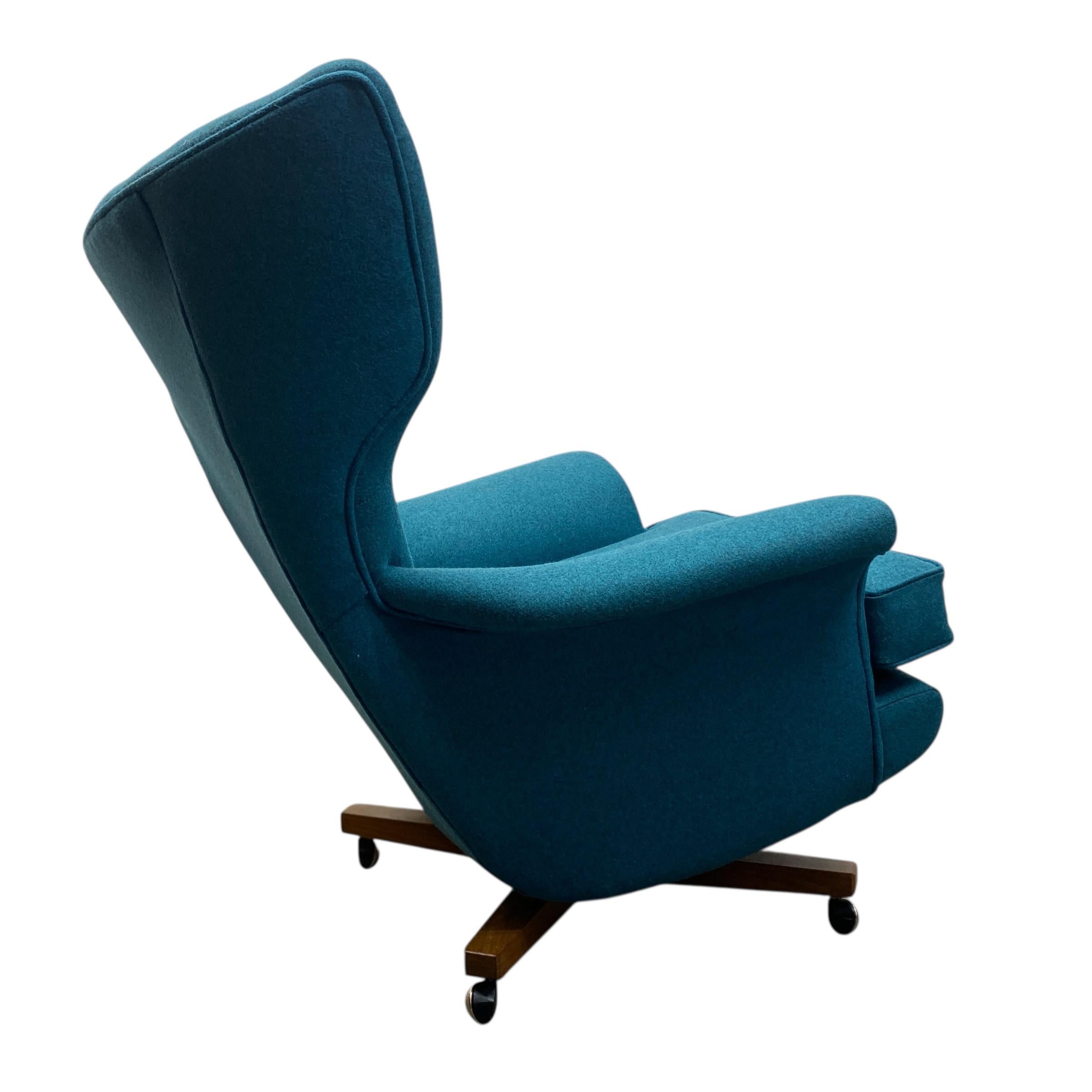Loungesessel 1960er G-Plan Blofeld 6250 Teal 1