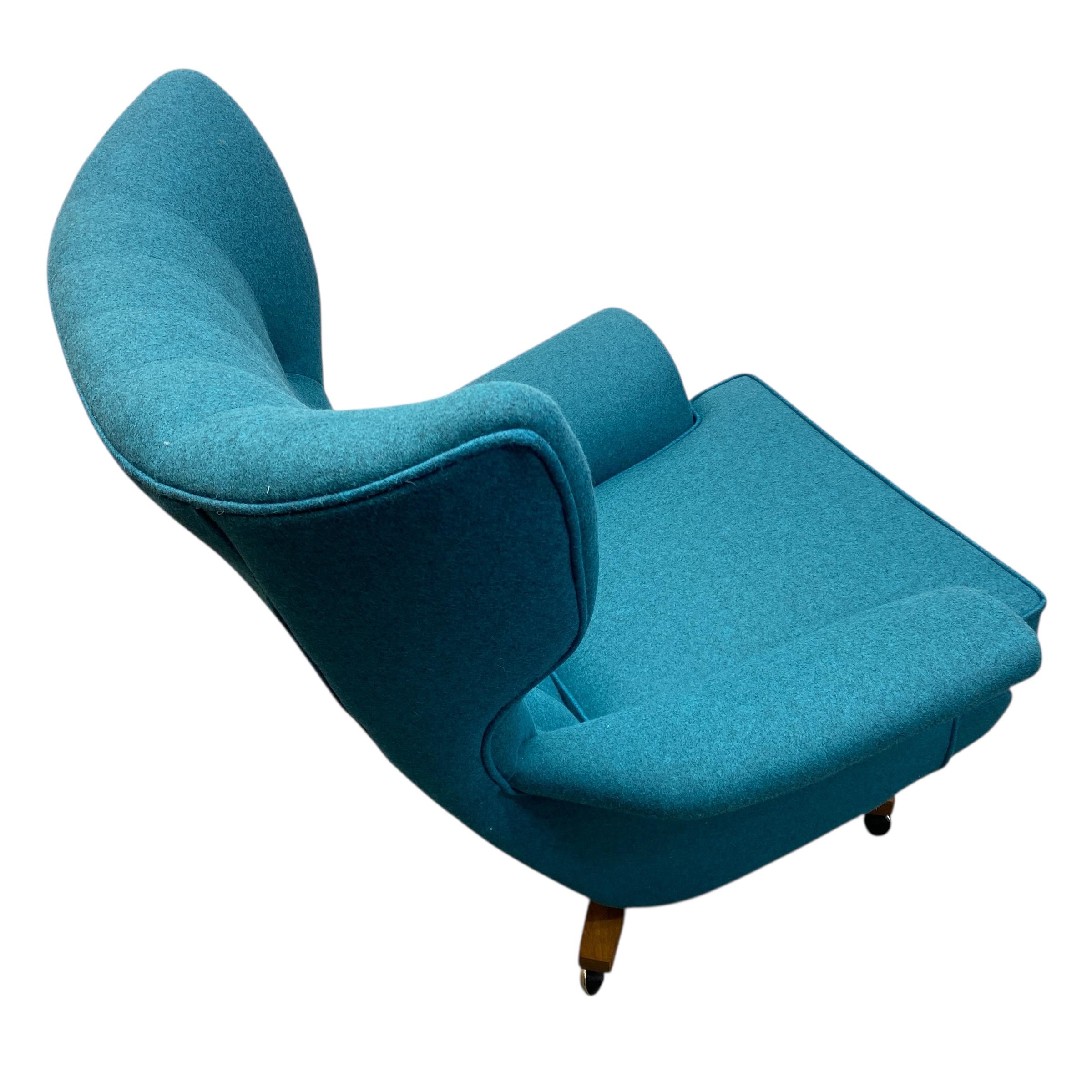 Loungesessel 1960er G-Plan Blofeld 6250 Teal 2