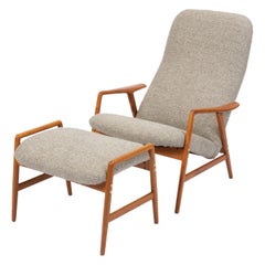 Lounge Chair and Ottoman by Alf Svensson for DUX