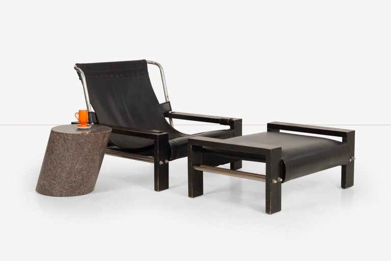 Lounge Chair and Ottoman by Atelier Sonja Wasseur For Sale at 1stDibs