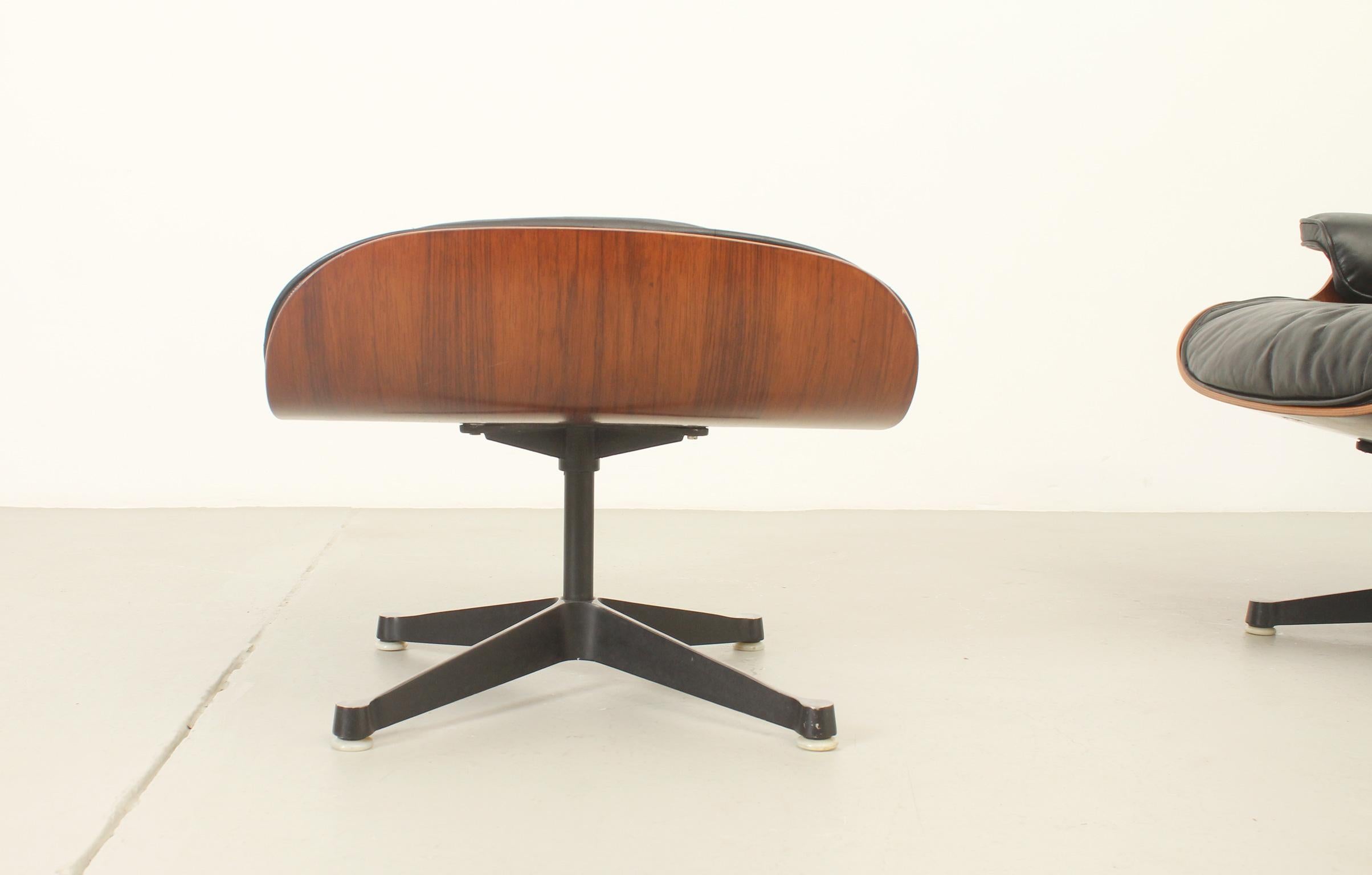 Lounge Chair and Ottoman by Charles and Ray Eames, 1960's 7