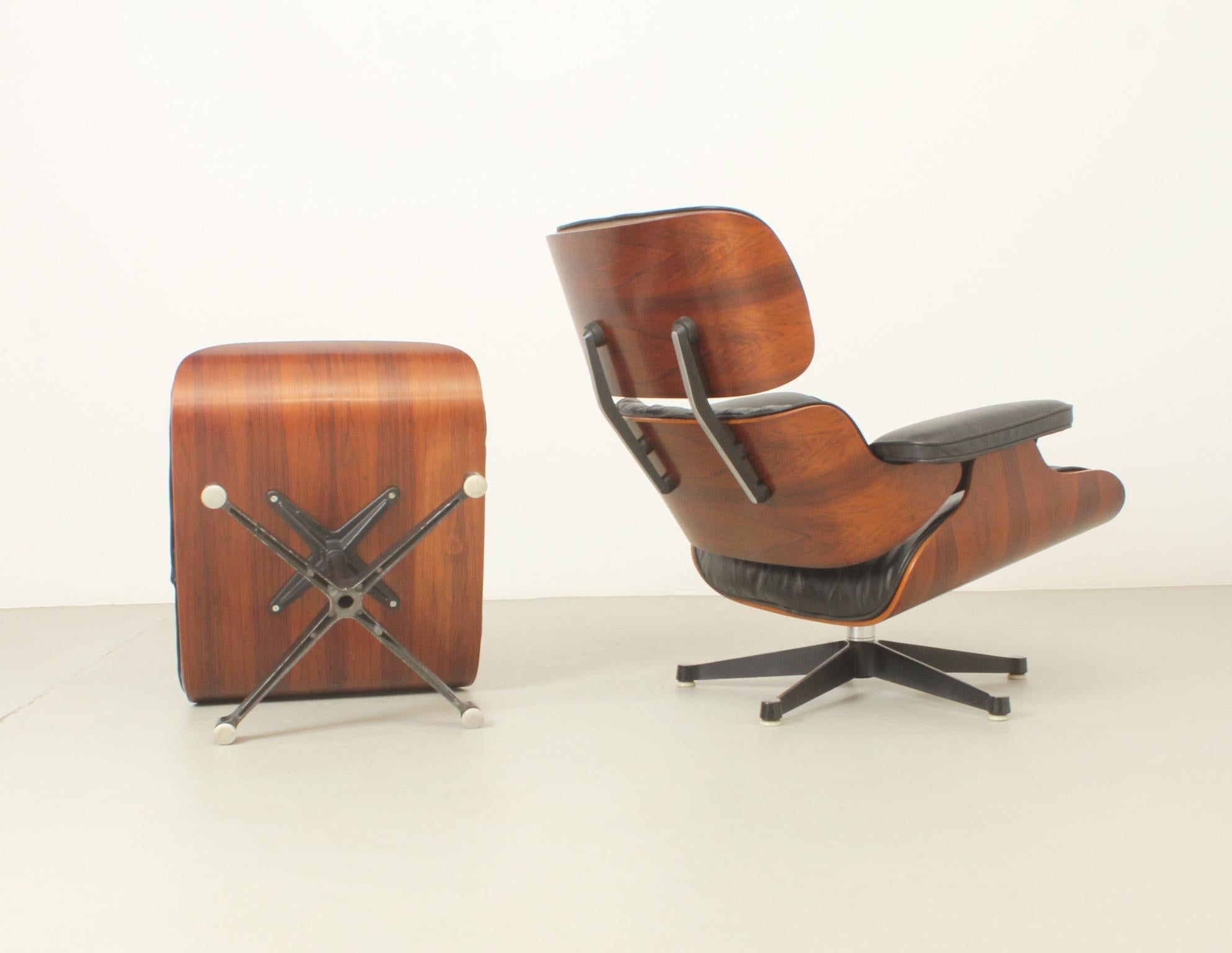 Lounge Chair and Ottoman by Charles and Ray Eames, 1960's 9